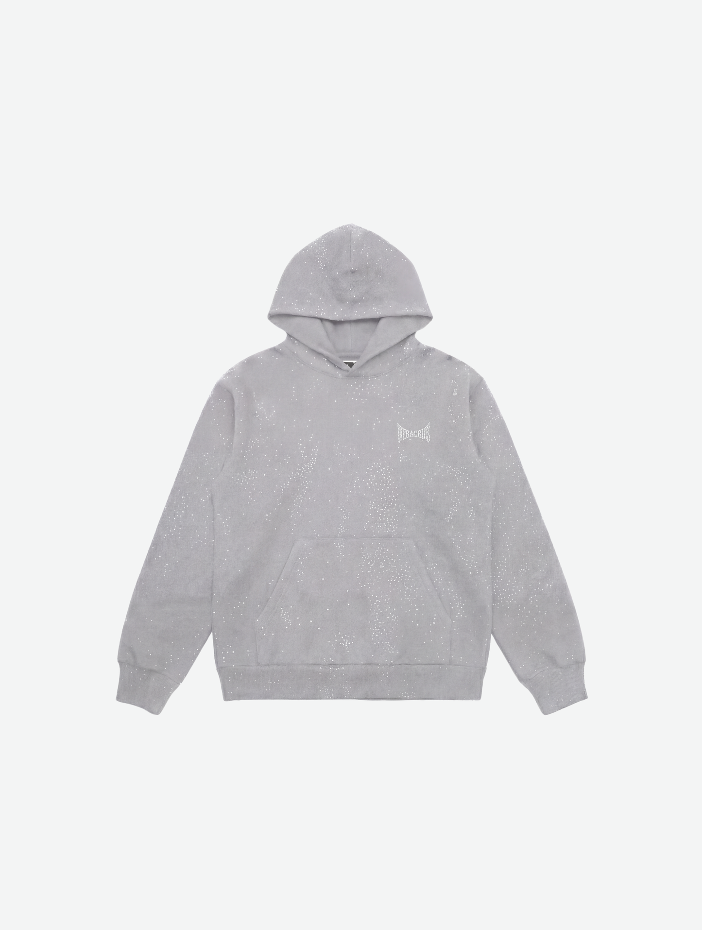 OUTLAW RINESTONE HOODIE GRAY